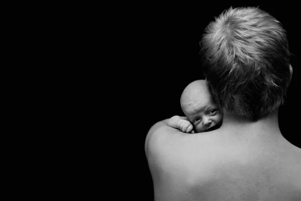 Schattig Familieportret Gelukkig Ouderschap Concept — Stockfoto