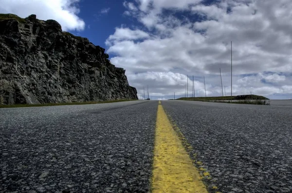 Asfalto Estrada Superfície Distância Caminho — Fotografia de Stock