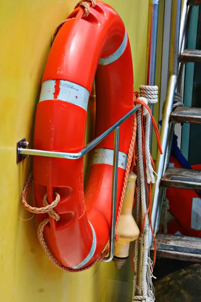 Swimming Lifebelt Marine Safe Object — Stock Photo, Image