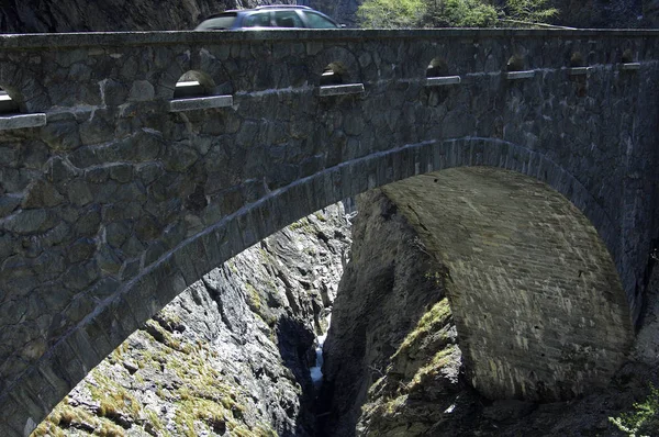 Puente Sobre Vía Mala Tierra Cambio — Foto de Stock