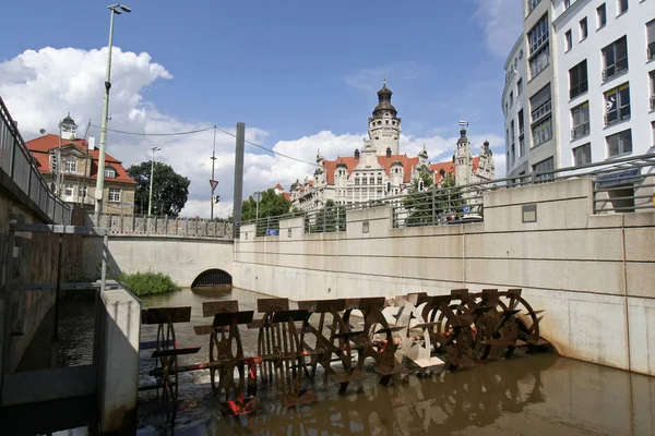 Leipzig Een Stad Duitse Deelstaat Saksen — Stockfoto