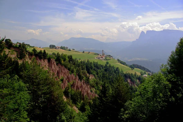 Vacker Utsikt Över Majestätiska Dolomiter Landskap Italy — Stockfoto