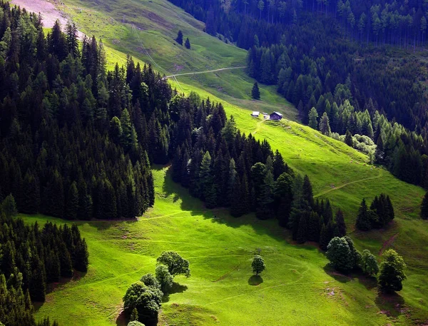 Vista Panorámica Del Majestuoso Paisaje Los Alpes — Foto de Stock