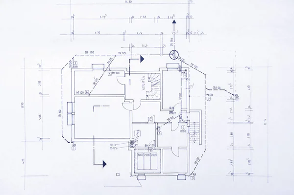 Fáze Plánování Architektonické Nástroje — Stock fotografie