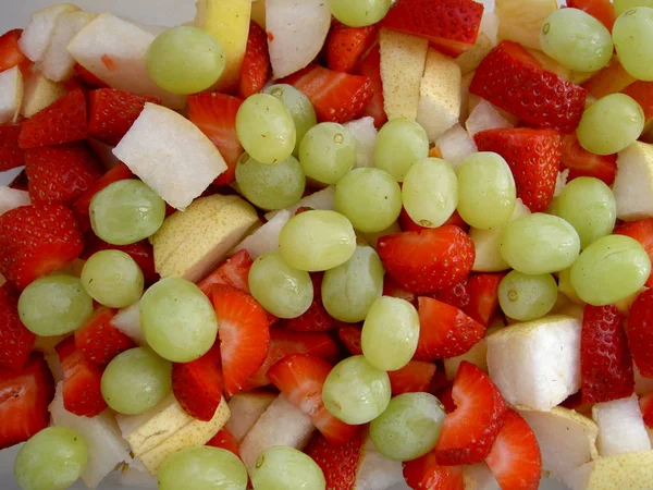 Nahaufnahme Von Leckeren Frischen Salat — Stockfoto