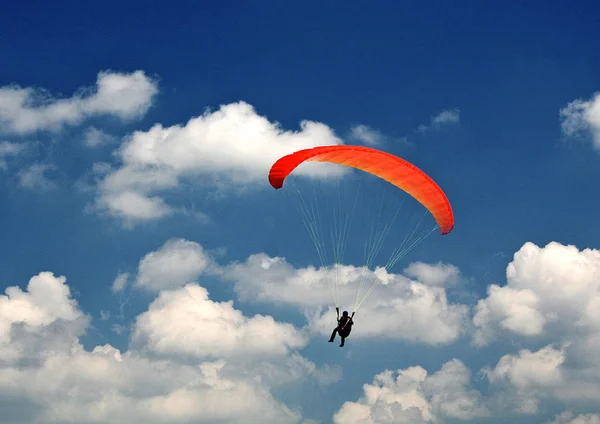 Gökyüzündeki Paraşütçüler — Stok fotoğraf
