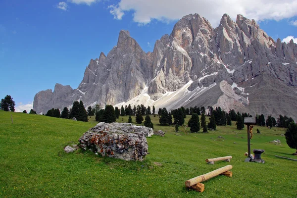 Festői Kilátás Fenséges Dolomitok Táj Olasz — Stock Fotó