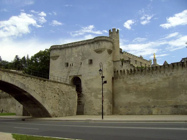 Vue Panoramique Sur Belle Architecture Médiévale Forteresse — Photo