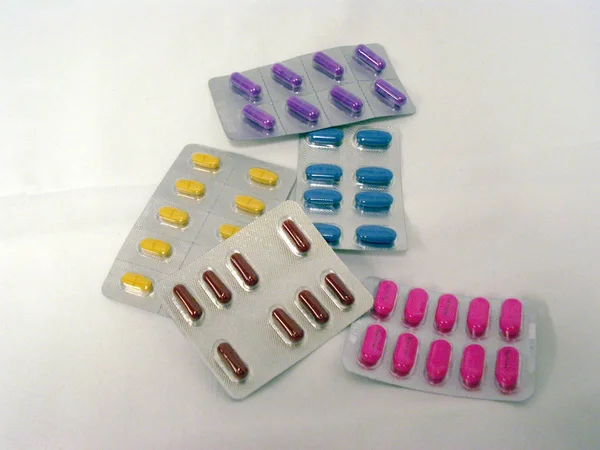 Tabletten Pillen — Stockfoto