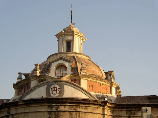 Vista Panoramica Della Chiesa Dettagli Architettonici — Foto Stock