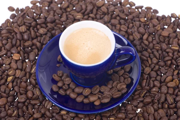 Kaffeebohnen Hintergrund Nahaufnahme — Stockfoto