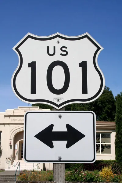 Sign Highway California Usa — Stockfoto