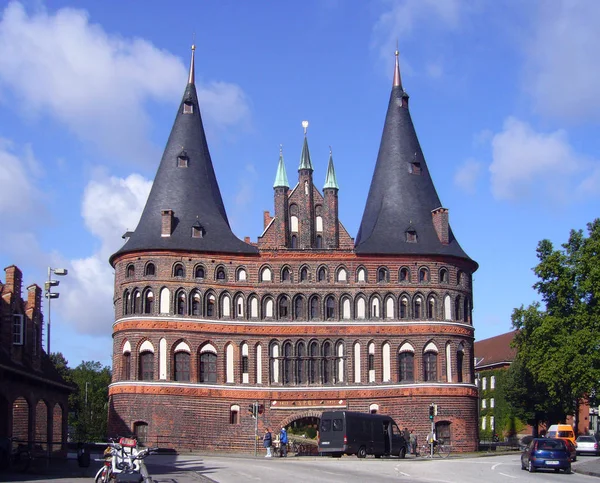 Lbeck Northern German City Distinguished Brick Gothic Architecture — Stock Photo, Image