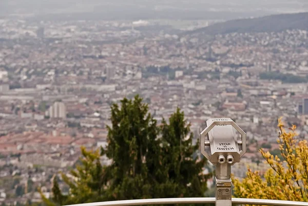 Vedere Barcelona Puntea Observație — Fotografie, imagine de stoc