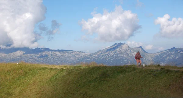 Vista Panorâmica Paisagem Majestosa Dos Alpes — Fotografia de Stock