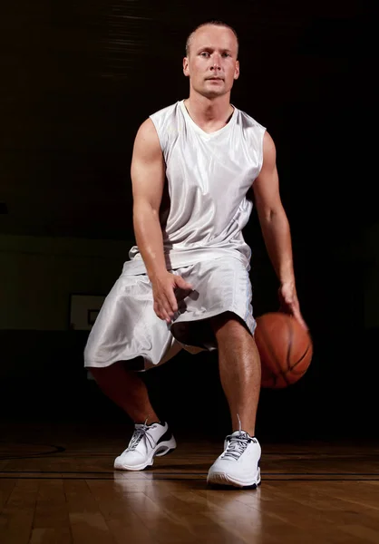 Porträtt Stilig Ung Man Sportkläder — Stockfoto