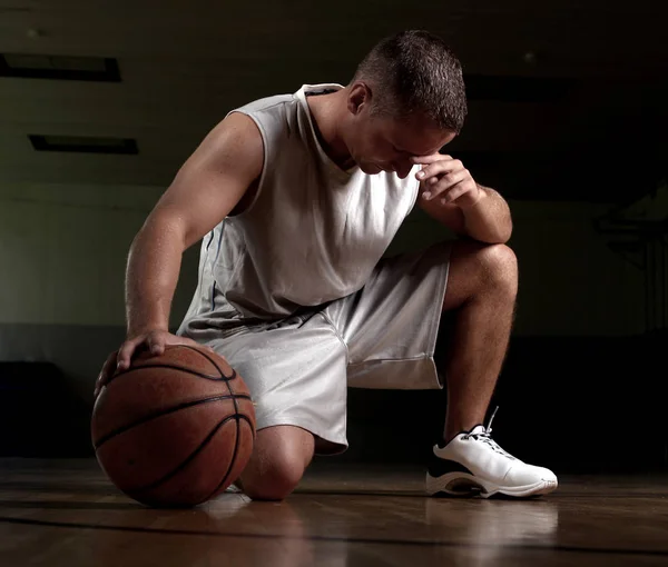 Basketbolcu Başında — Stok fotoğraf