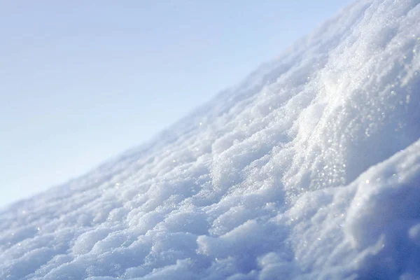 Schnee Und Blauer Himmel — Stockfoto