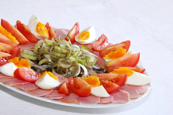 Alimentos Diferentes Foco Seletivo — Fotografia de Stock