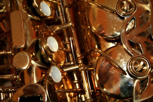 Саксофон Джазовий Музичний Інструмент — стокове фото