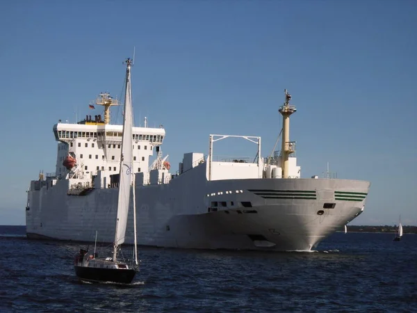 Вантажний Корабель Судноплавний Водний Транспорт — стокове фото
