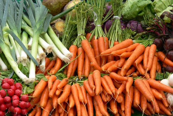 Makanan Organik Sayuran Segar — Stok Foto