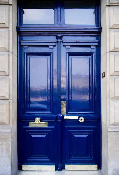 Porta Azul Real — Fotografia de Stock