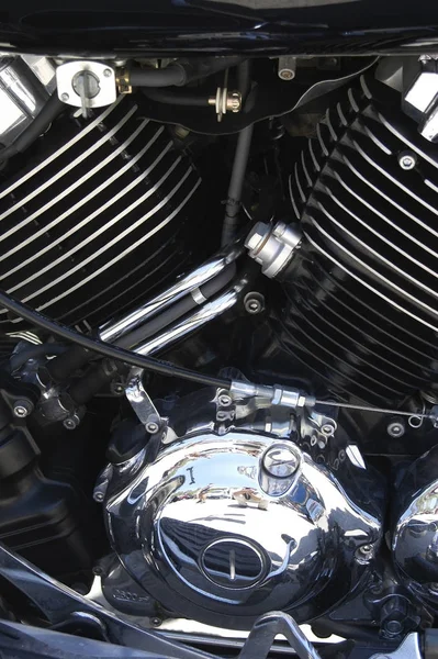 Closeup Motorcycle Engine — Stock Photo, Image