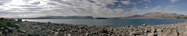 Νέα Ζηλανδία Panorama Λίμνη Tekapo — Φωτογραφία Αρχείου