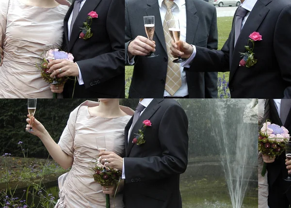 Newlyweds Enjoying Time Together — Stock Photo, Image