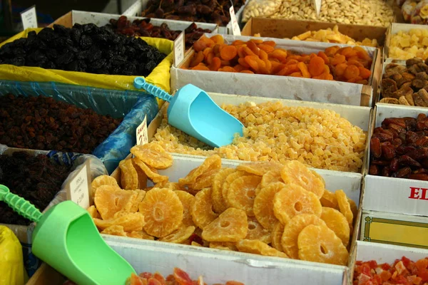 Variedade Alimentos Produtos Mercado — Fotografia de Stock