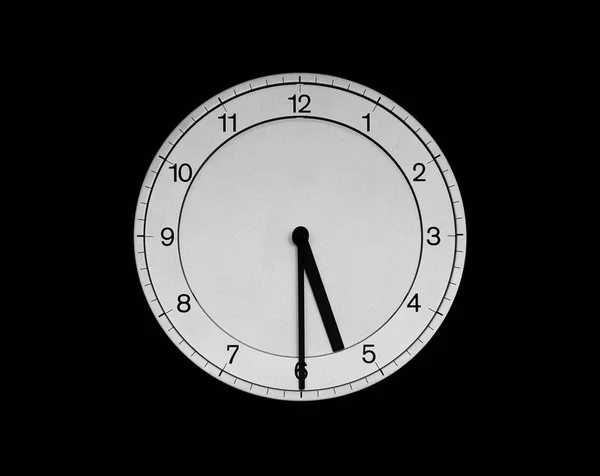 时钟关闭 时间流概念 — 图库照片