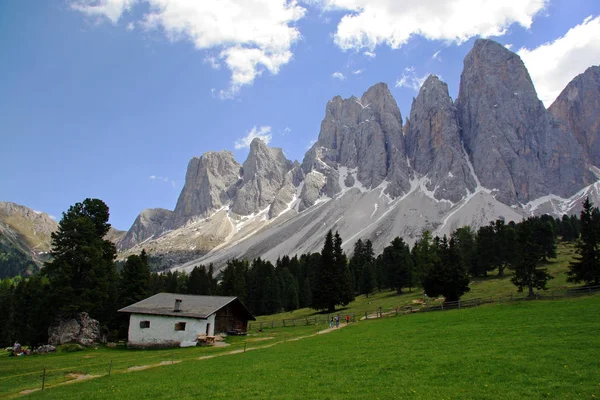 Vista Panorámica Del Majestuoso Paisaje Dolomitas Italia —  Fotos de Stock