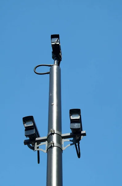 Beveiligingscamera Systeem Van Beveiligingsdienst — Stockfoto