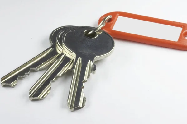 Nyckeln Till Huset Byggnadskoncept — Stockfoto