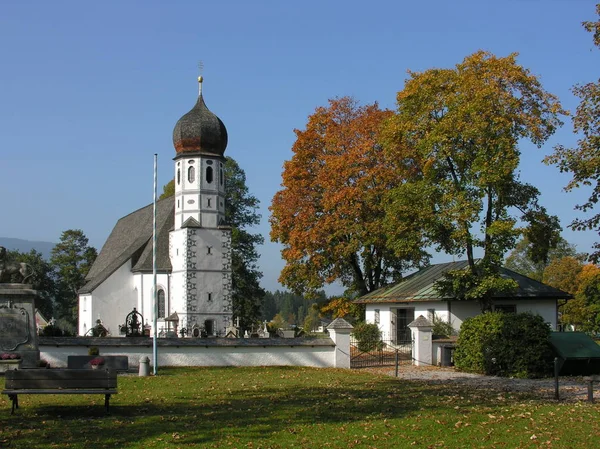 Las Bawarski Jesienią — Zdjęcie stockowe