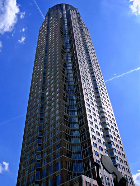 Vista Panorâmica Majestosa Cidade Urbana — Fotografia de Stock