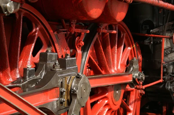 Steam Locomotive Outdoors Daytime — Stock Photo, Image