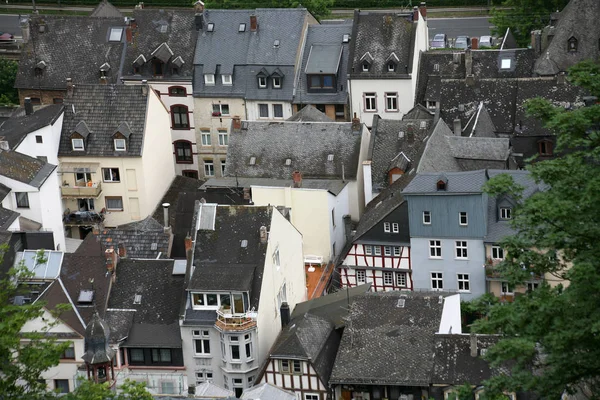 Bacharach Uma Cidade Distrito Mainz Bingen Renânia Palatinado Alemanha — Fotografia de Stock