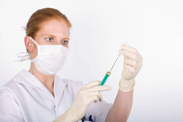 Remove Protective Cap Syringe — Stock Photo, Image