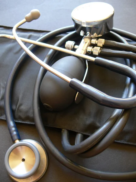 Mankiet Ciśnieniowy Stetoskop — Zdjęcie stockowe
