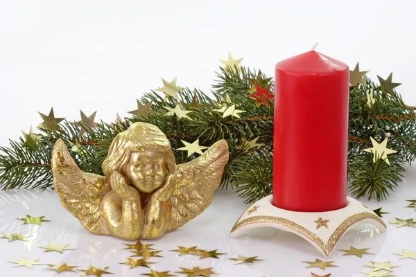 Vista Panorâmica Das Decorações Natal — Fotografia de Stock