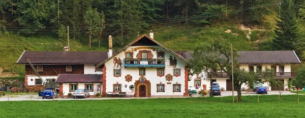 Malebný Pohled Majestátní Krajinu Alp — Stock fotografie