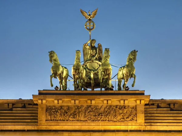 Quadriga Brandenburg Gate Berlin — Stock Photo, Image