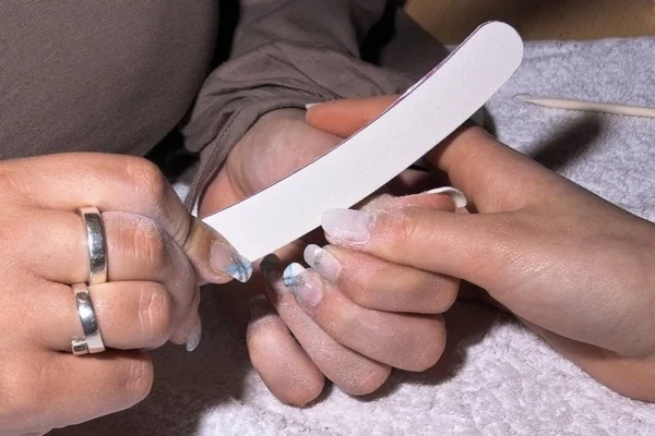Manicure Pedicure Schoonheidssalon — Stockfoto