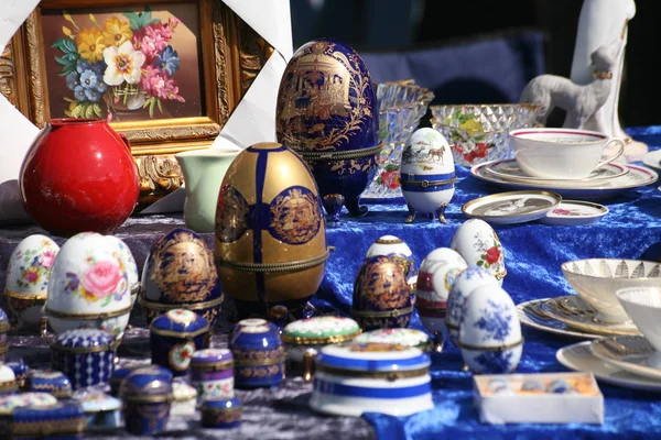 Традиционная Турецкая Керамика Рынке — стоковое фото
