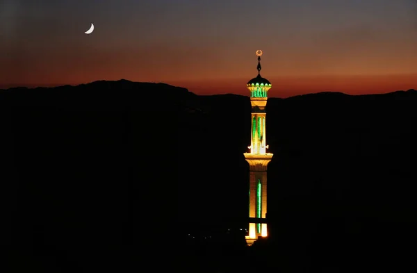Mezquita Noche Siria — Foto de Stock