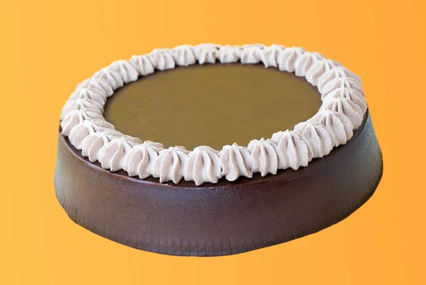Pistacchio Torta Cioccolato Marzapane — Foto Stock