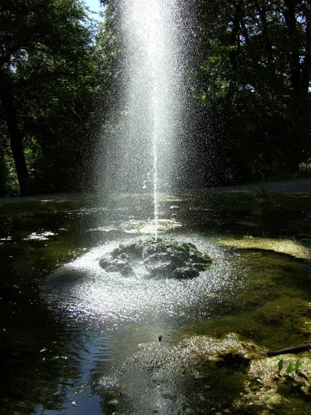 Fonte Parque — Fotografia de Stock