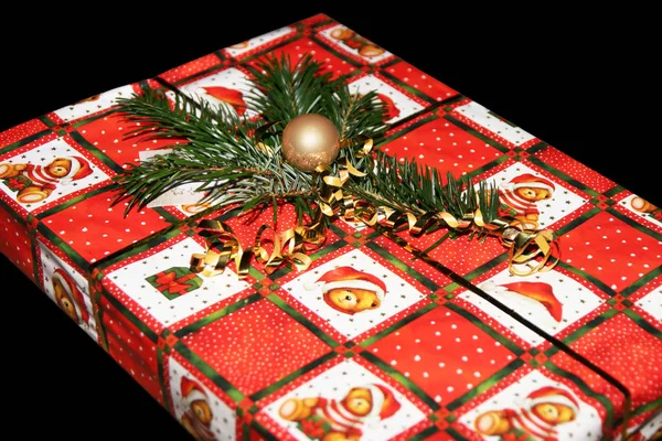 Natal Menyajikan Kotak Hadiah — Stok Foto